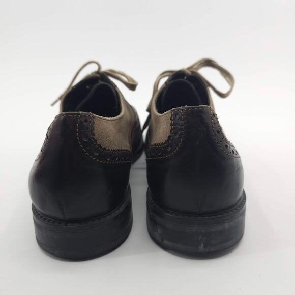 Johnston & Murphy Mens Suede Wingtip Oxford Dress Shoe Brown 11 main image 7